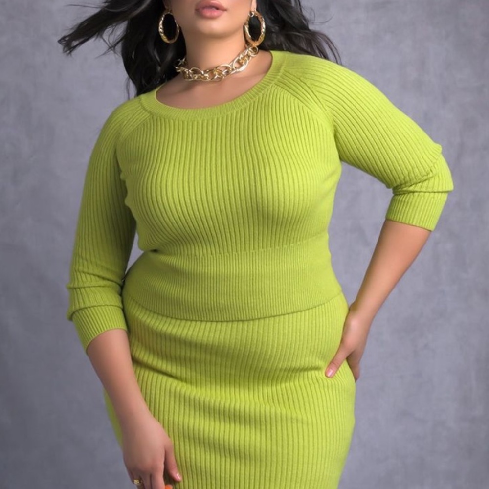 REBDOLLS | Ribbed Cropped Sweater